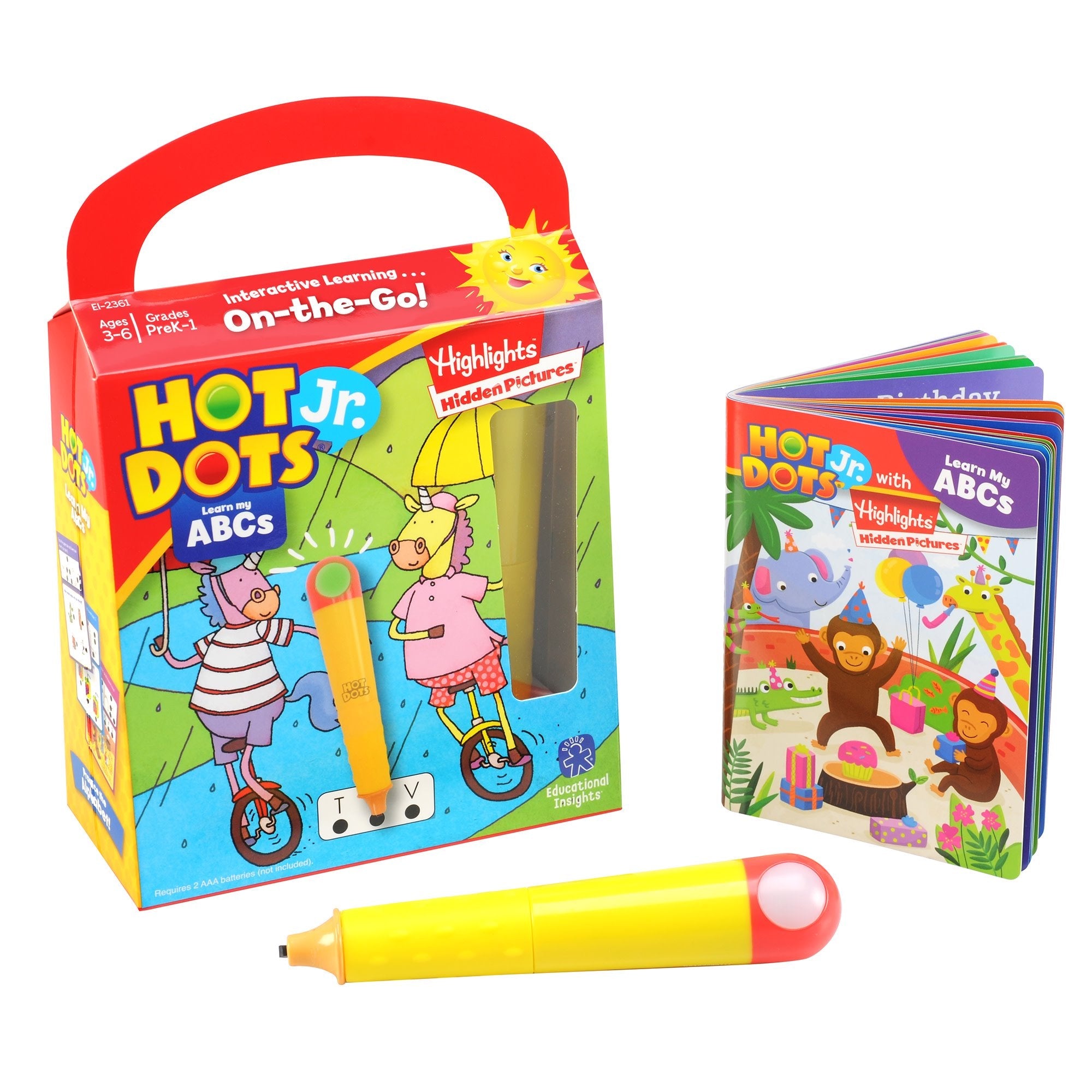 Educational Insights Hot Dots Jr. Highlights Learn My Abc — Puzzle - Image 2