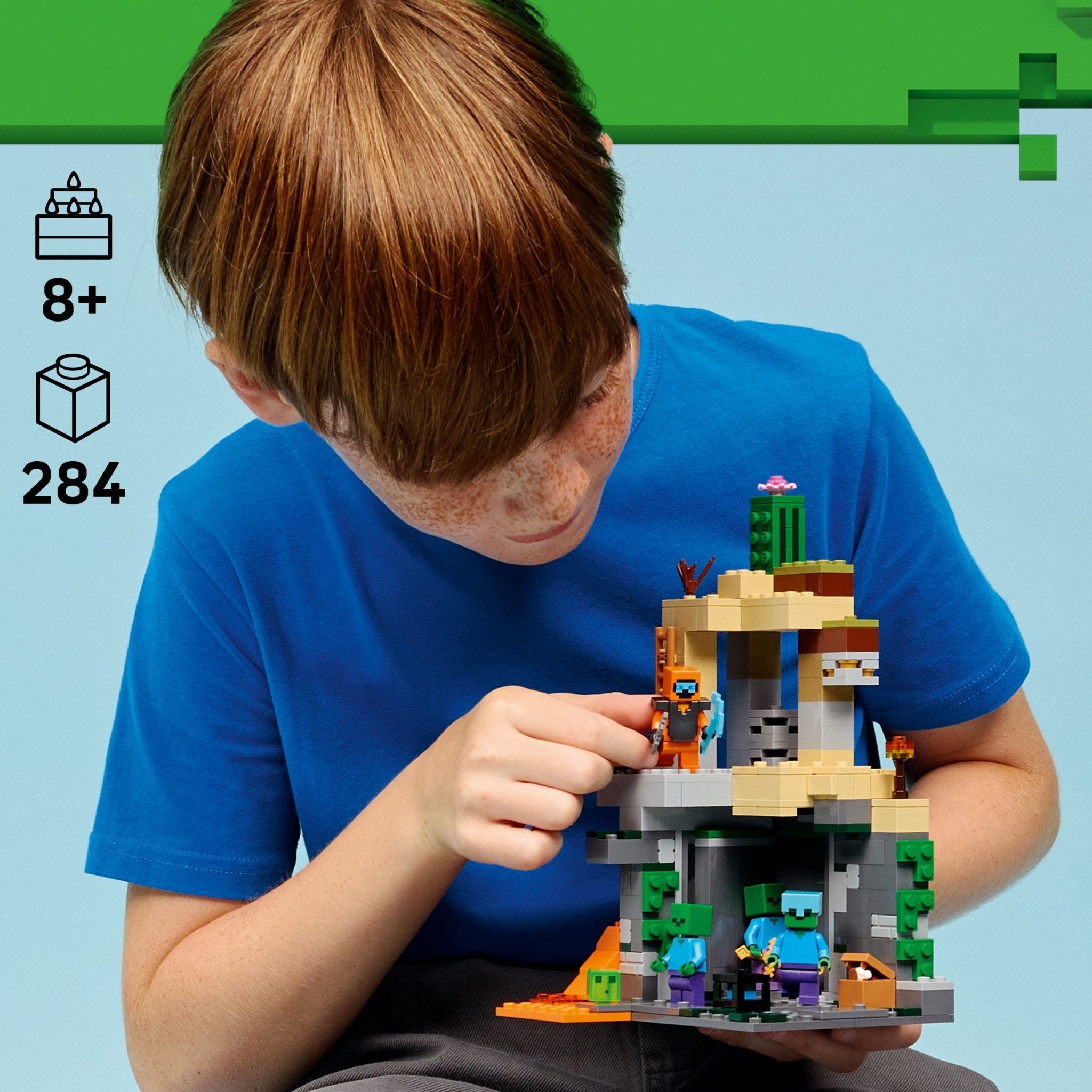 LEGO® Minecraft LEGO® Zombie Dungeon 21587 — Set - Image 7