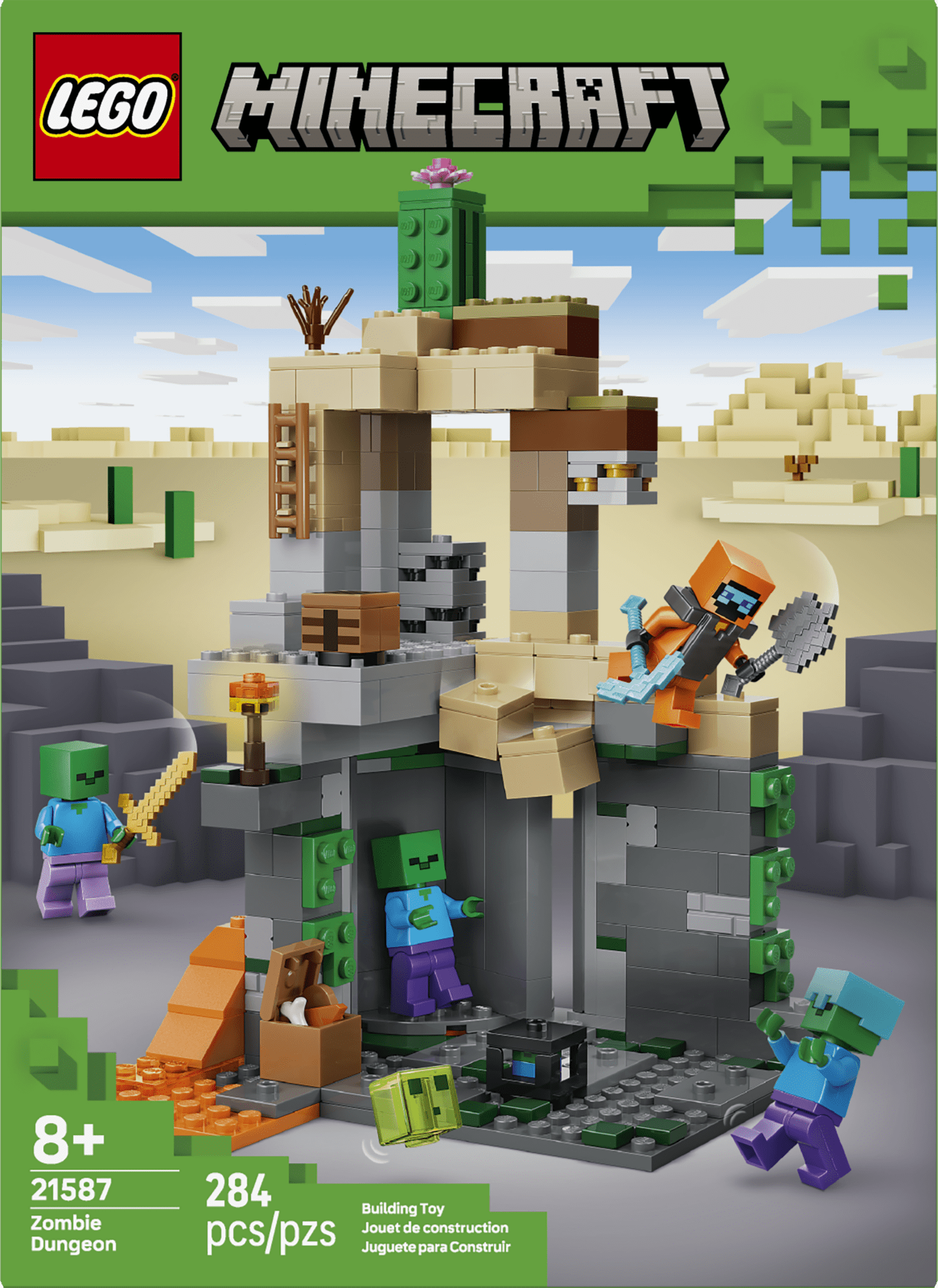 LEGO® Minecraft LEGO® Zombie Dungeon 21587 — Set - Image 3