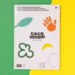Coco Village Heavy Weight Finger Paint Paper (30 sheets) — Art