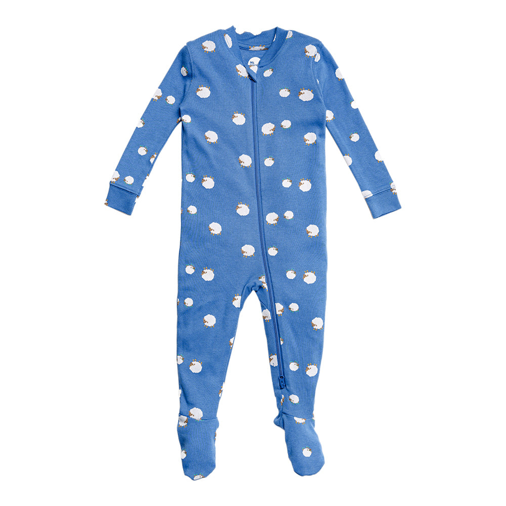 Ms.Rachel Sleeper MRF24SL01 - Blue Sheep / 3-6m — Diaper - Image 16
