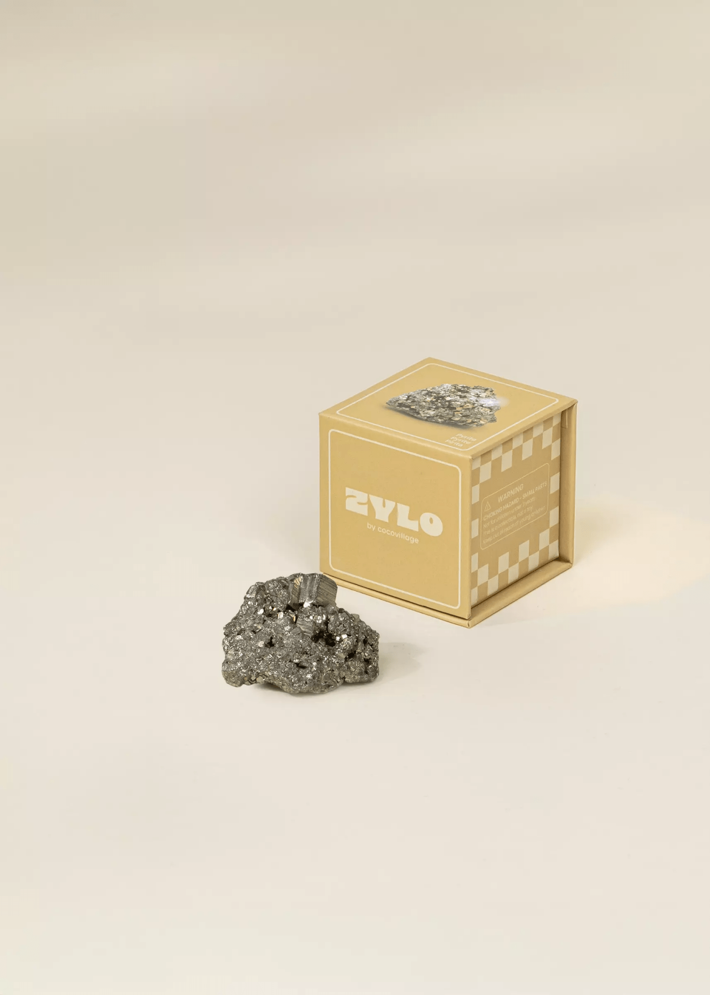 Coco Village Collectible Mineral - Pyrite — Box