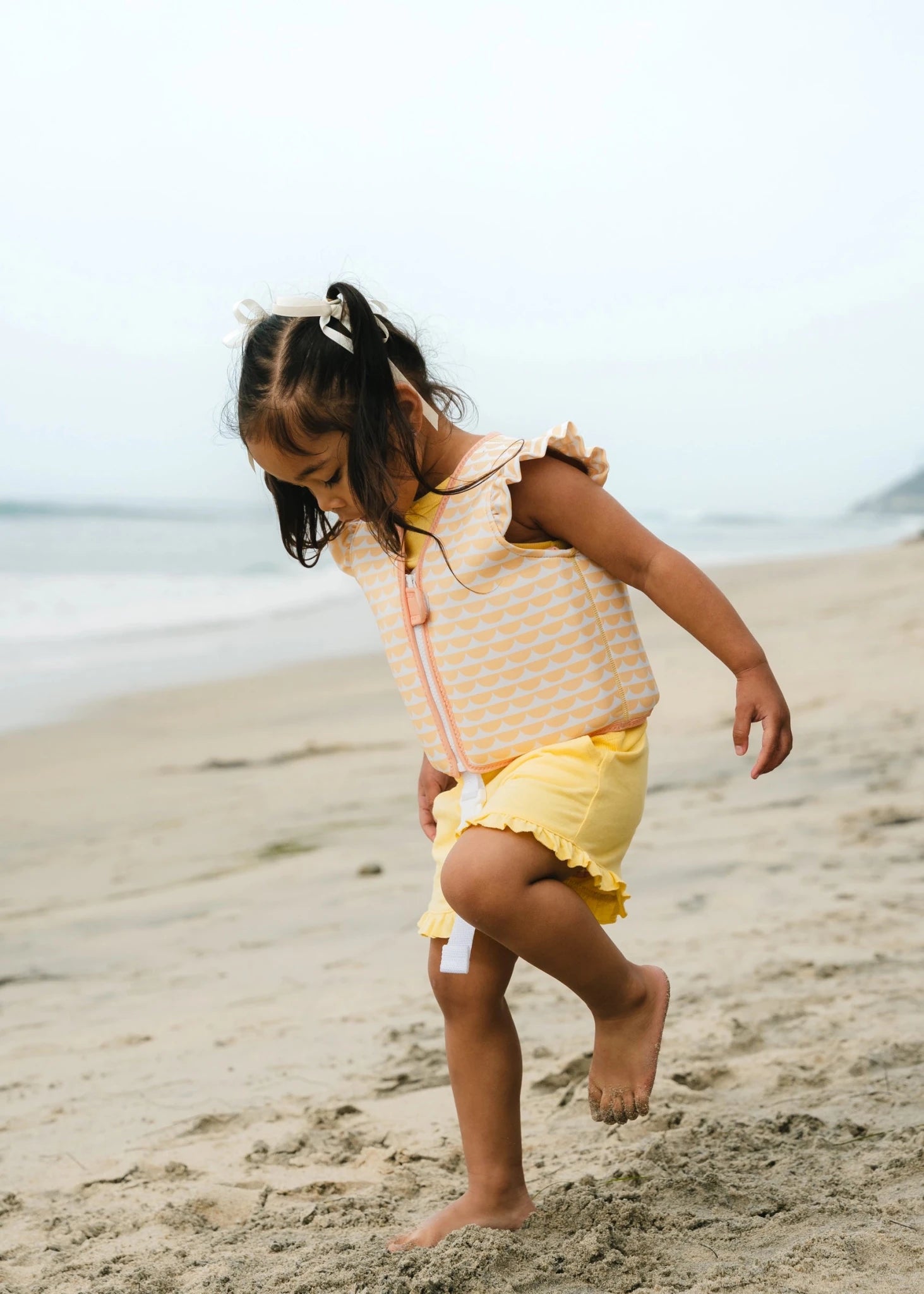 Coco Village Neoprene Kids Ruffle Swimming Vest – Gelato (4–6Y) — Catalog Product - Image 4