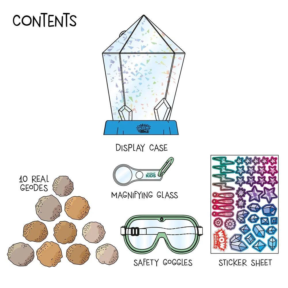 Thames & Kosmos WOW in the World Break-Open Crystal Geodes — Case - Image 5