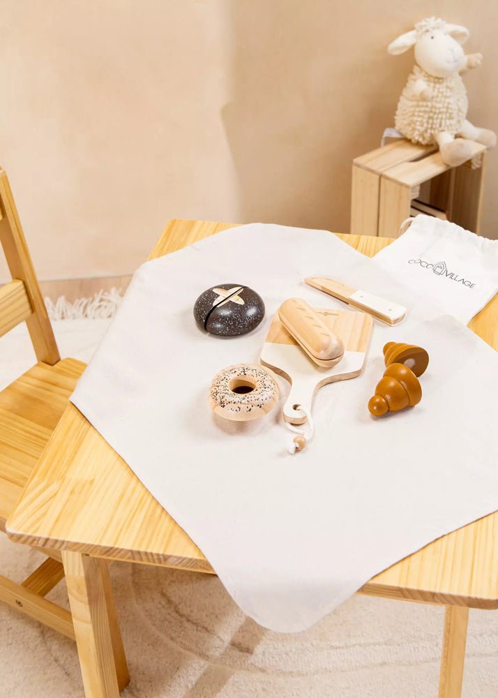 Coco Village Wooden bakery playset — Basket - Image 6