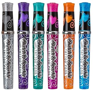 Sketch & Sparkle Tattoo Pens — Art - Image 2