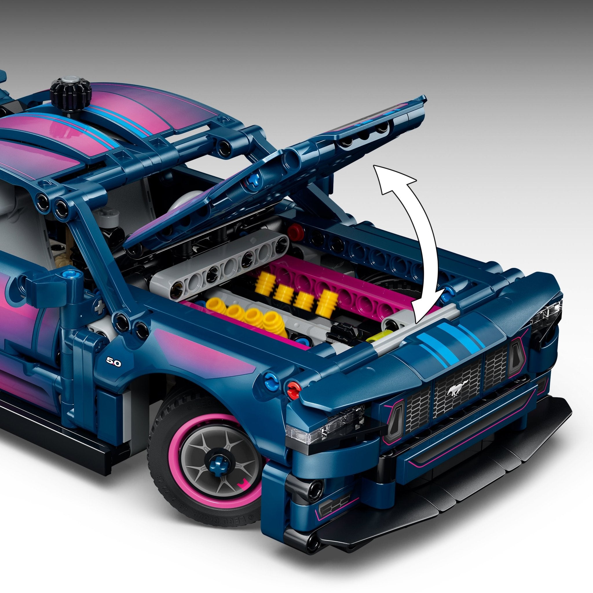 LEGO® Technic Custom Garage Ford Mustang GT Car 42236 — Toy - Image 5