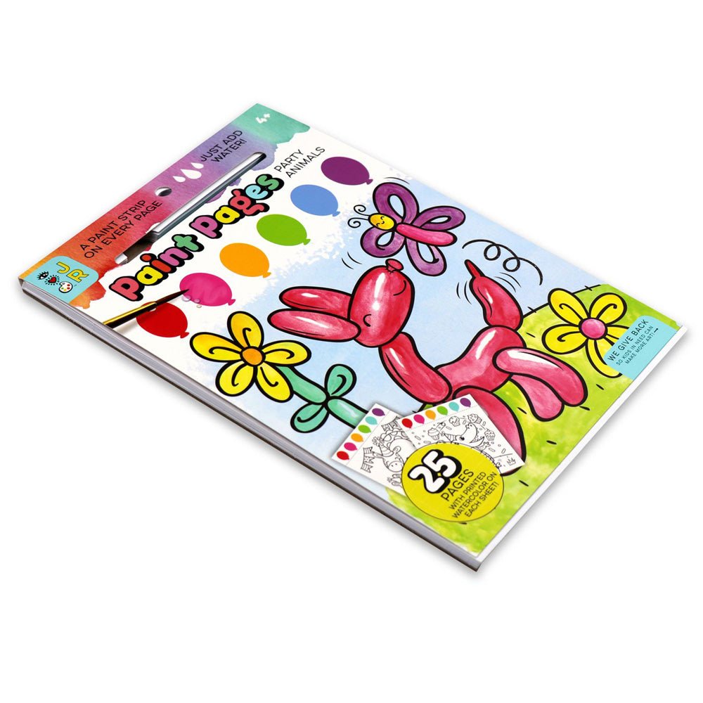 Bright Stripes Paint Pages: Party Animals — Art - Image 4