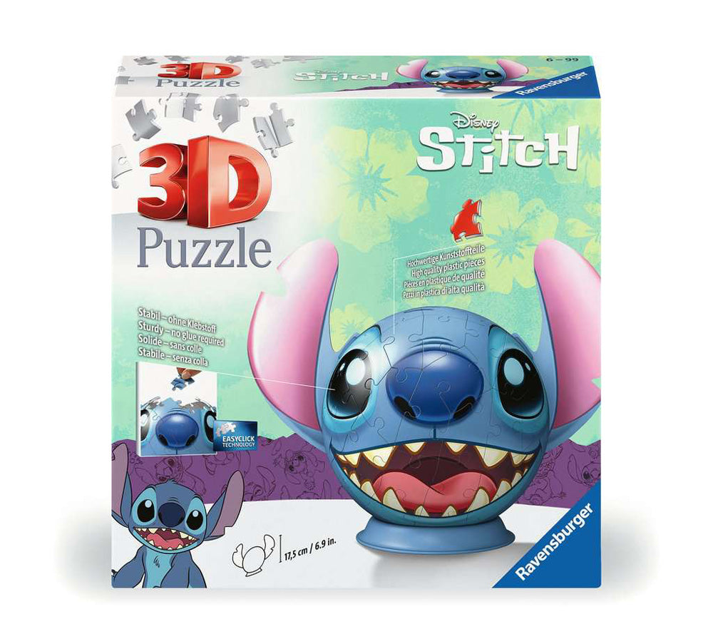 Ravensburger Stitch 72 pc Head w/Ears 3D Puzzle - Image 8