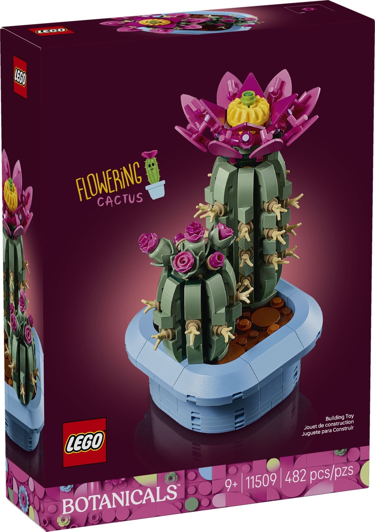 LEGO® Botanicals LEGO® Flowering Cactus Plants Decor 11509 — Set - Image 3