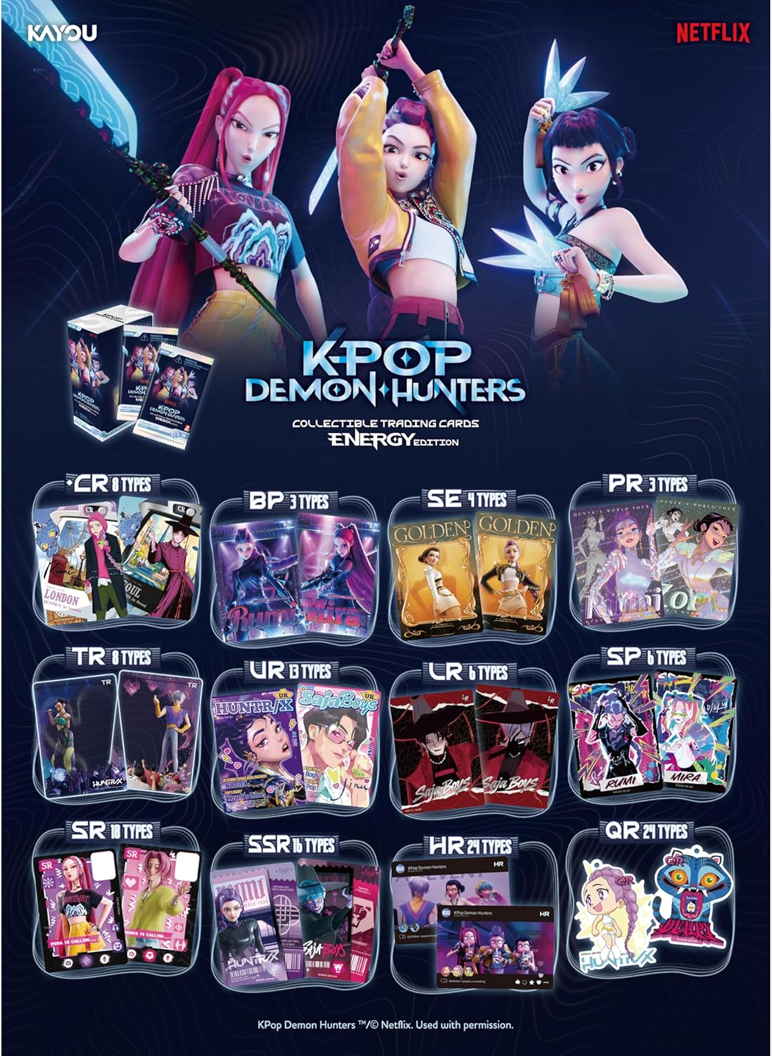 K POP Demon Hunters World Tour Cards - Energy - Image 2