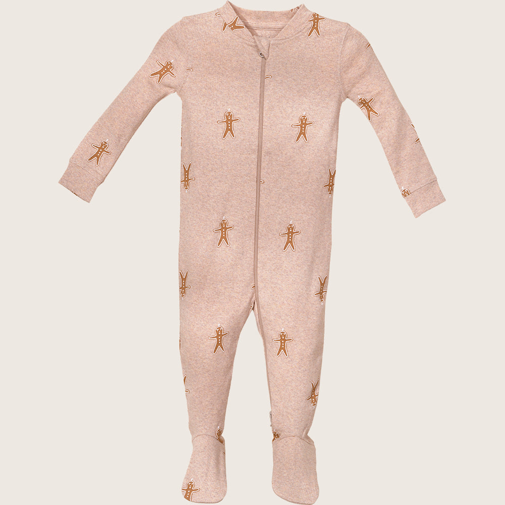 rise little earthling Holiday Sleeper BUHSL00 - Red Stripe / 0-3m — Diaper - Image 16