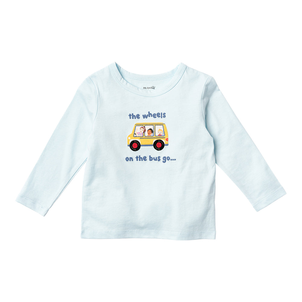 Ms.Rachel Long Sleeve Tees - Light Blue / 2-3y - Image 7