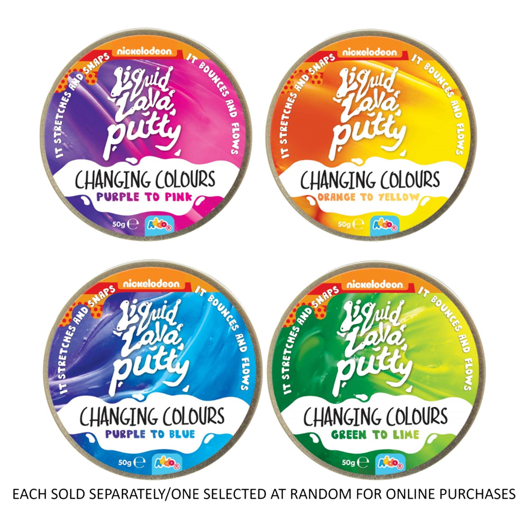 Liquid Lava Putty Changing Colour