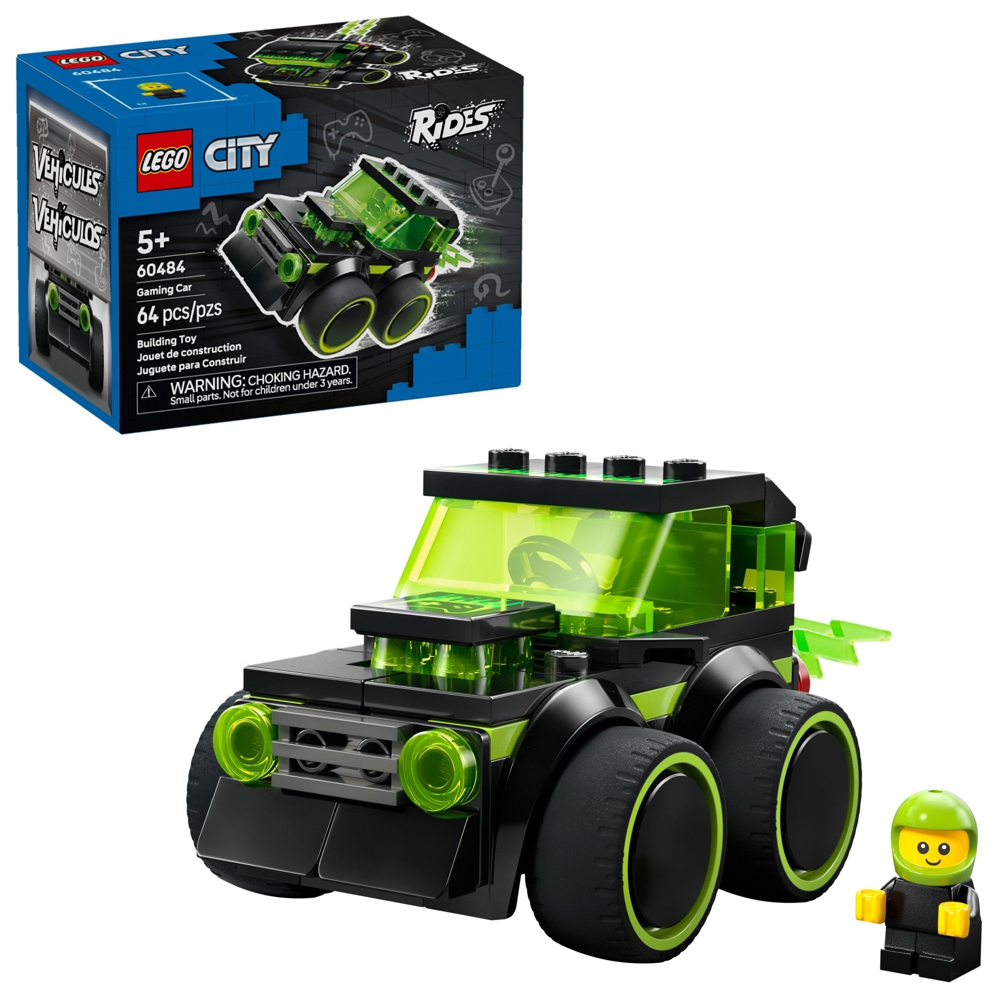 LEGO® City LEGO® Rides – Gaming Race Car 60484 — Toy