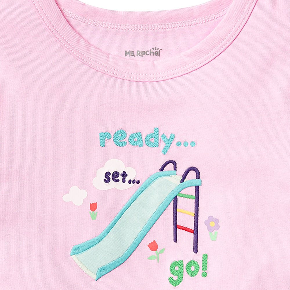 Ms.Rachel Long Sleeve Tees - Light Blue / 2-3y - Image 6