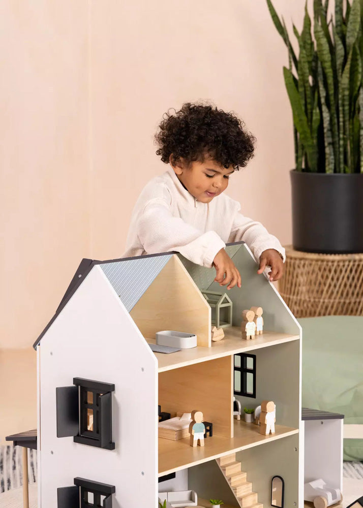 Coco Village Wooden Doll House Master Bedroom Furniture (9 pcs) - Image 19