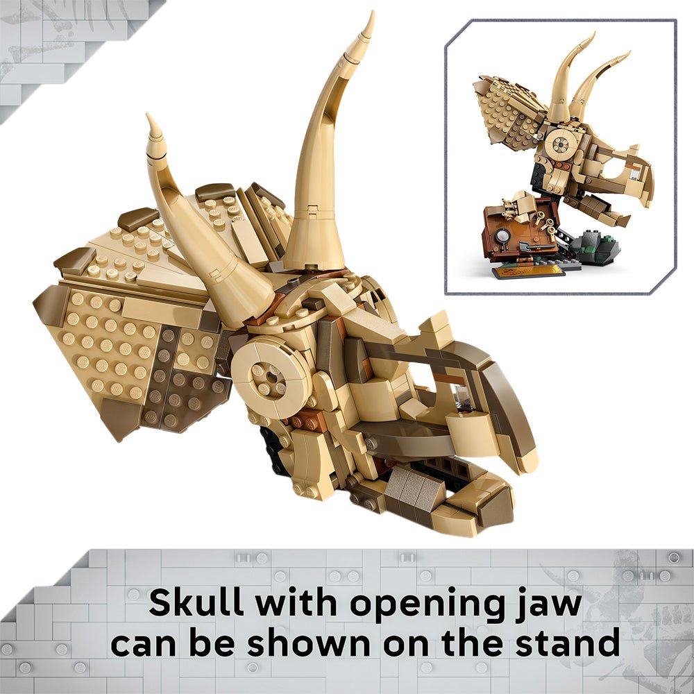 LEGO® Jurassic World Dinosaur Fossils: Triceratops Skull — Can - Image 3