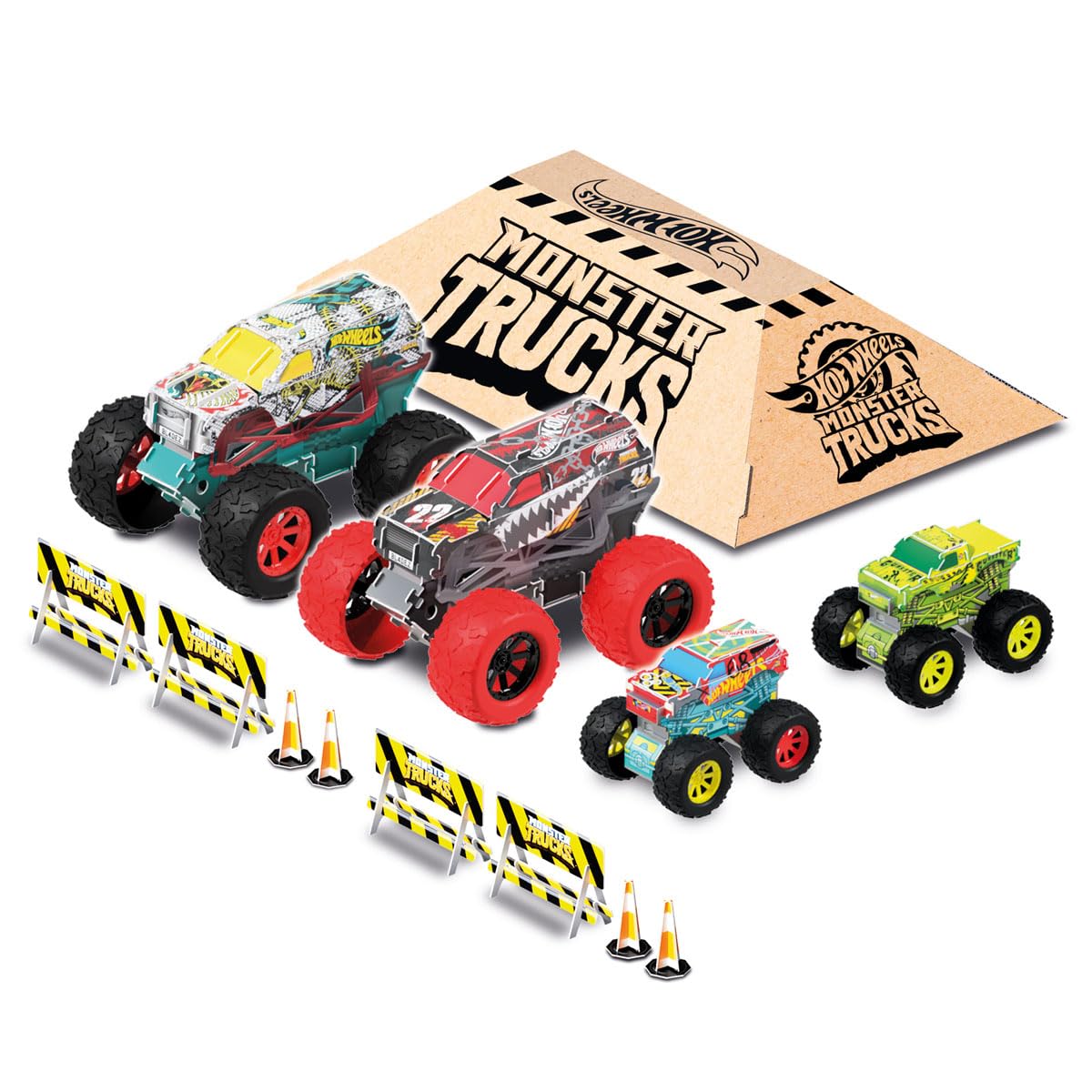 Hot Wheels Mega vs Mini Monster Trucks — Art - Image 2