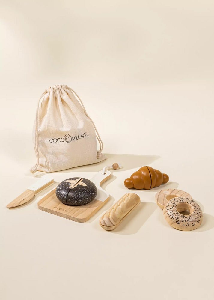 Coco Village Wooden bakery playset — Basket