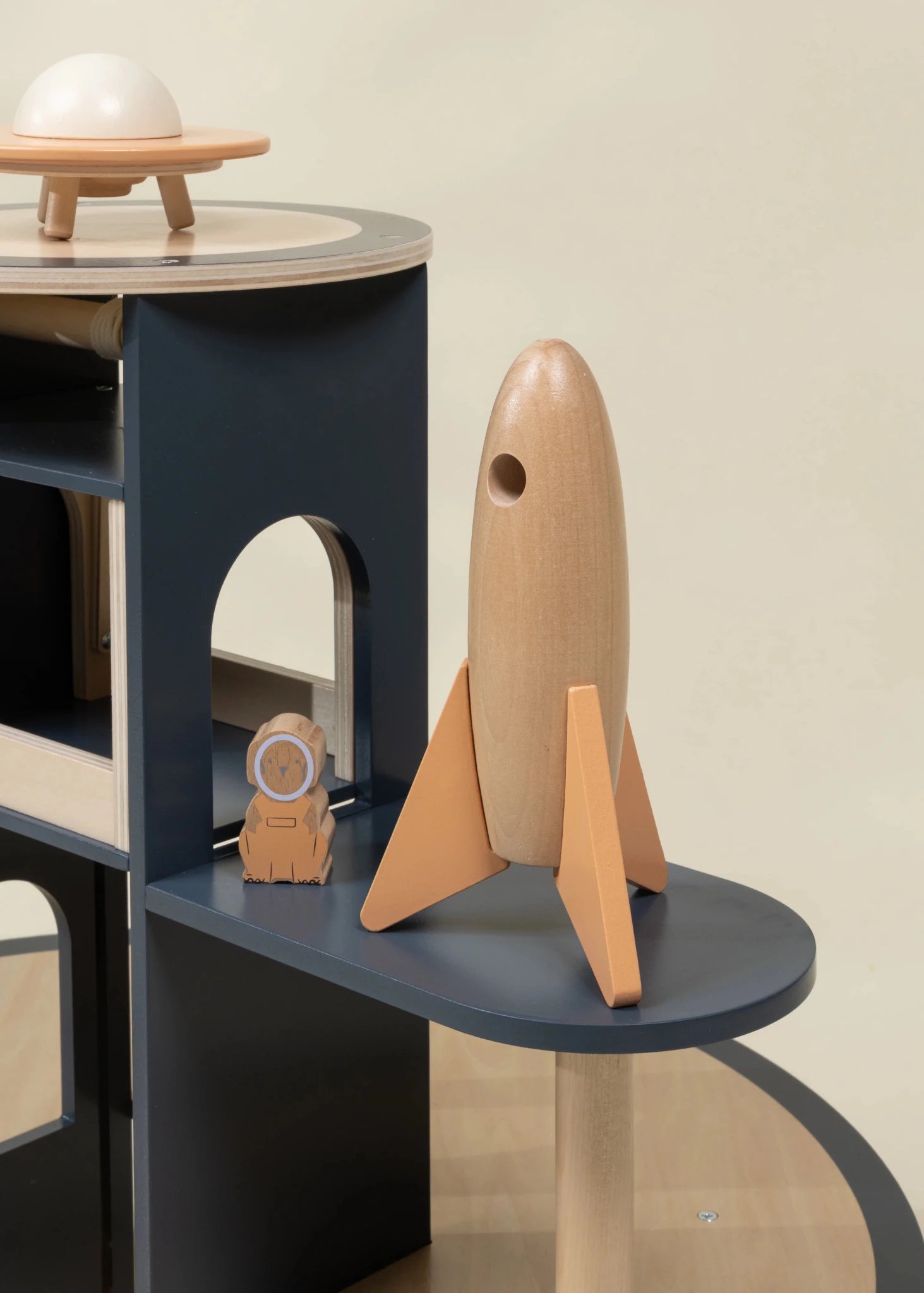 Coco Village Oversized Wooden Space Station Playset — Can - Image 4