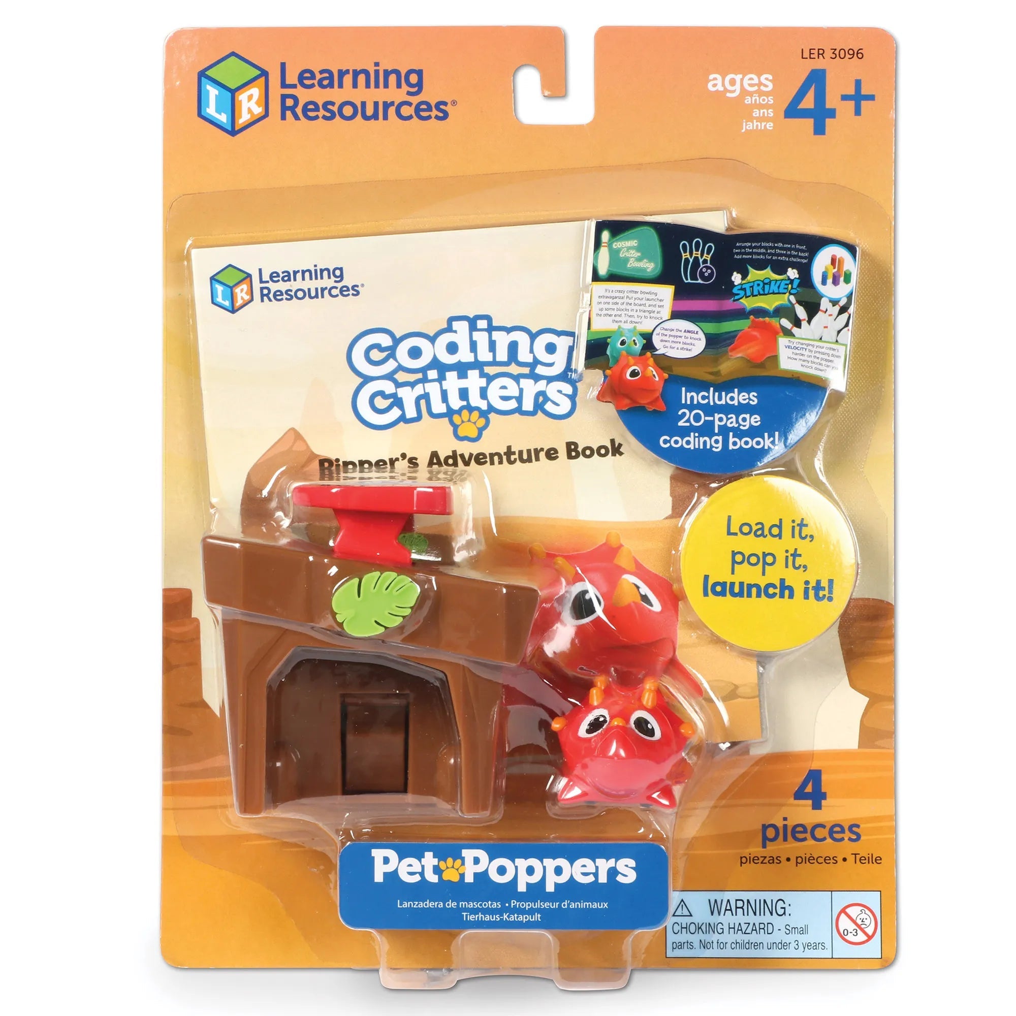 Coding Critters® Pet Poppers: Ripper the Dino — Pal