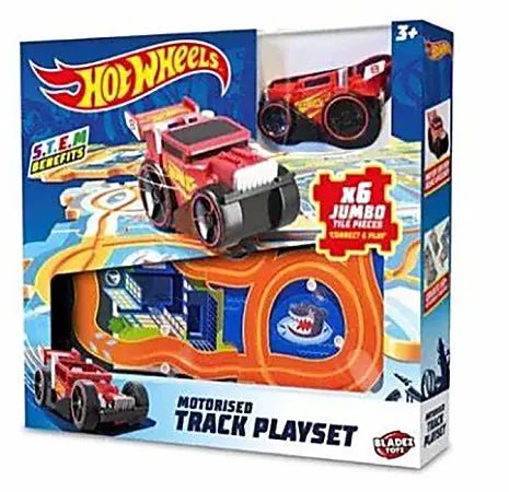 Hot Wheels - Motorised Track Playset (6Pcs) — Vehicle