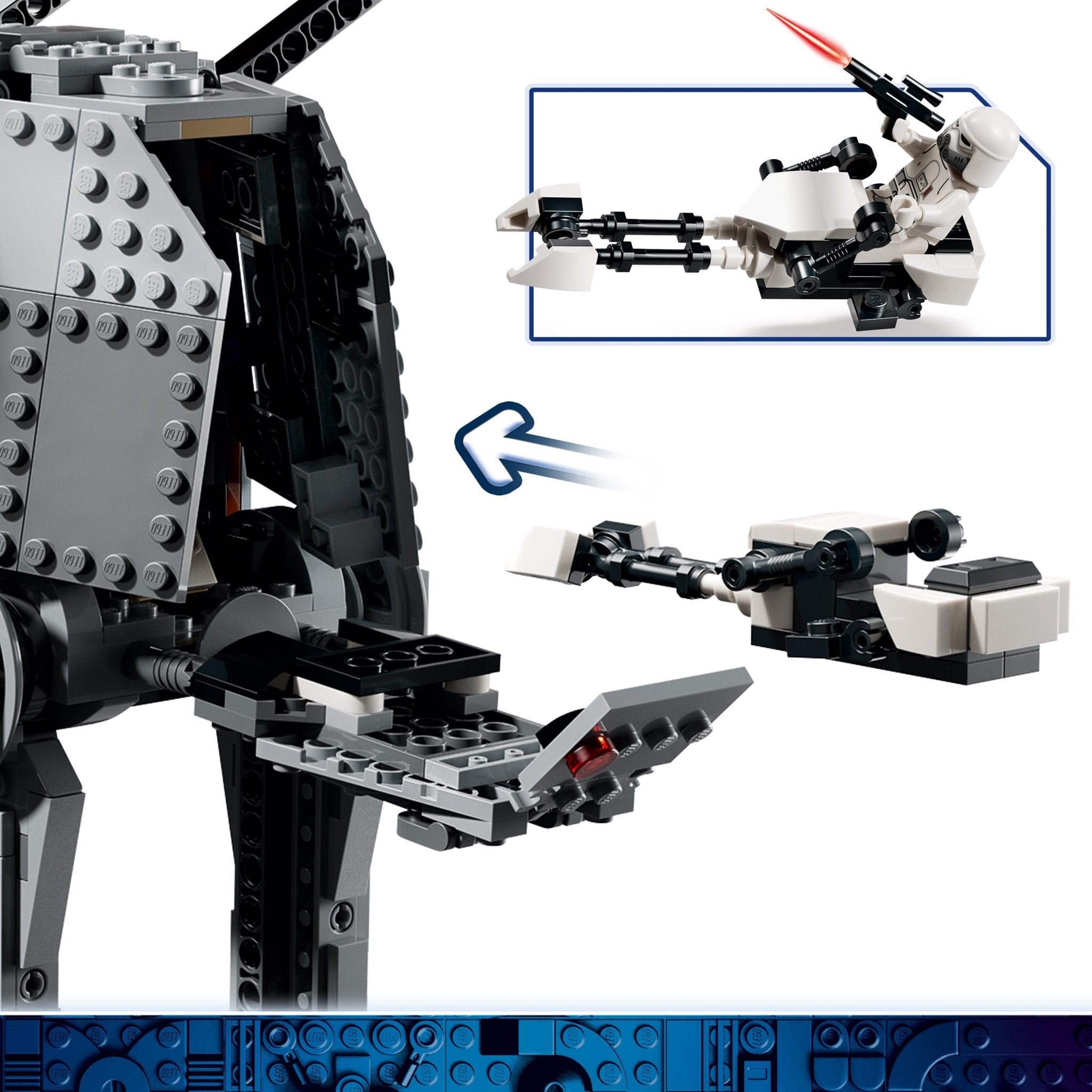 LEGO® Star Wars Imperial Remnant AT-AT with INT-4 75454 — Toy