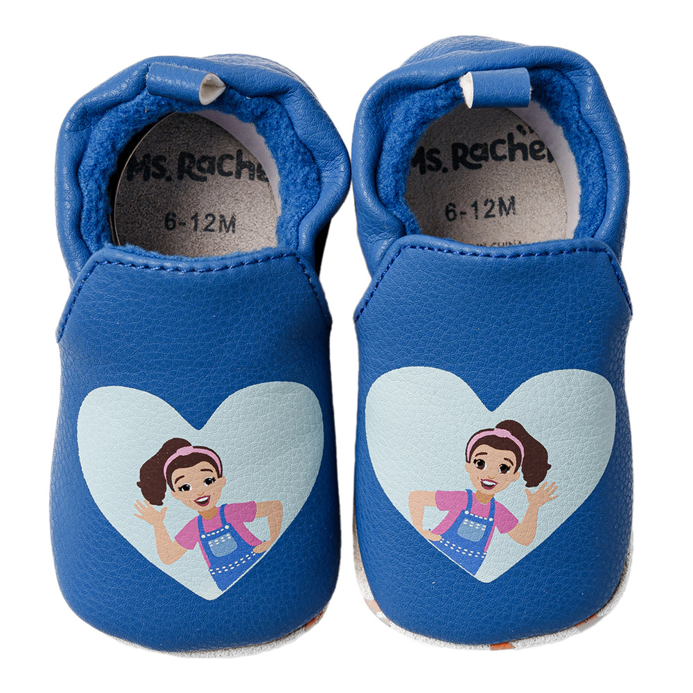 Ms.Rachel Baby Slippers MRF24FW00 - Blue / 3-6m — Print