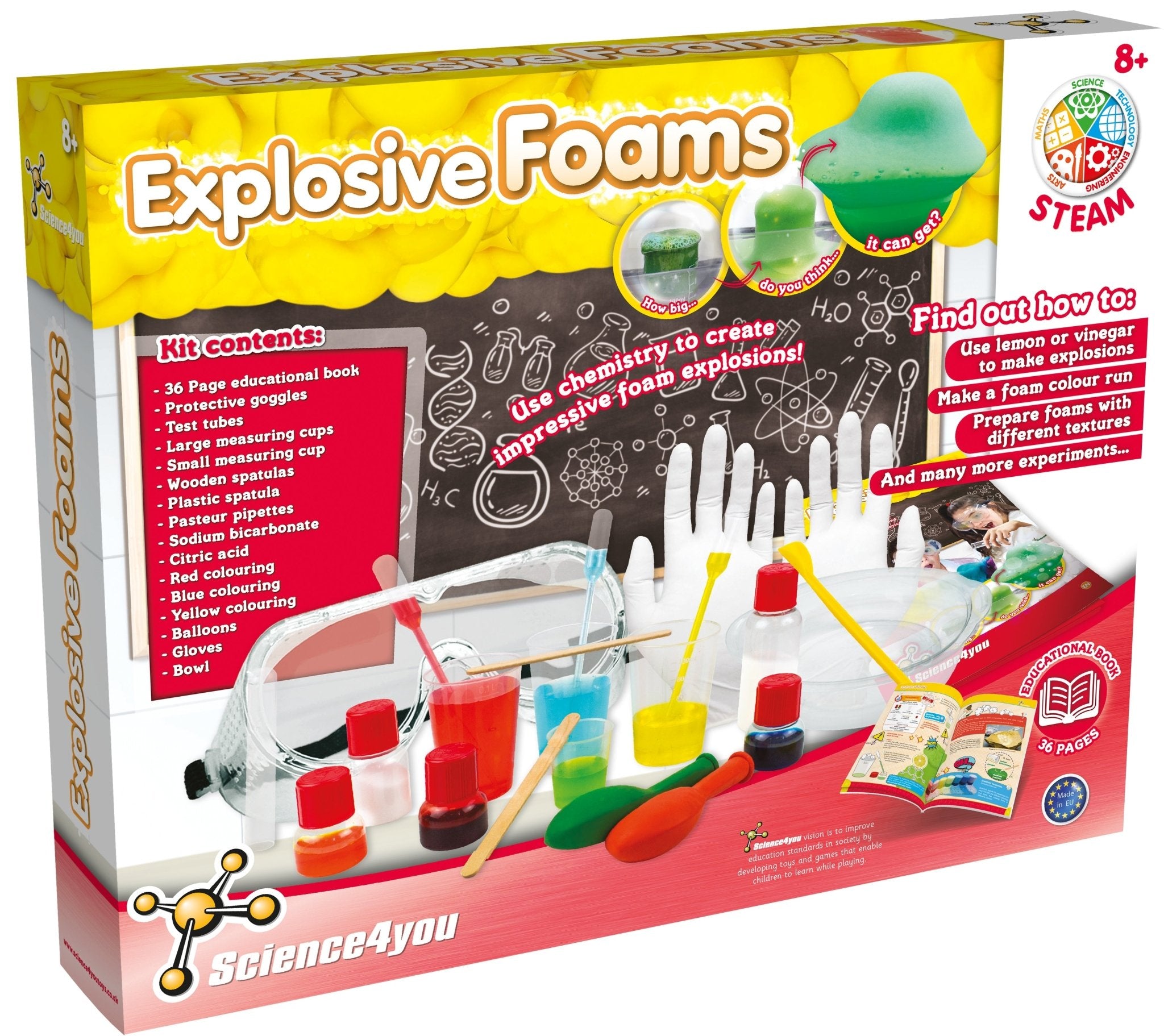 Science 4 you Science4You Explosive Foams — Book - Image 3