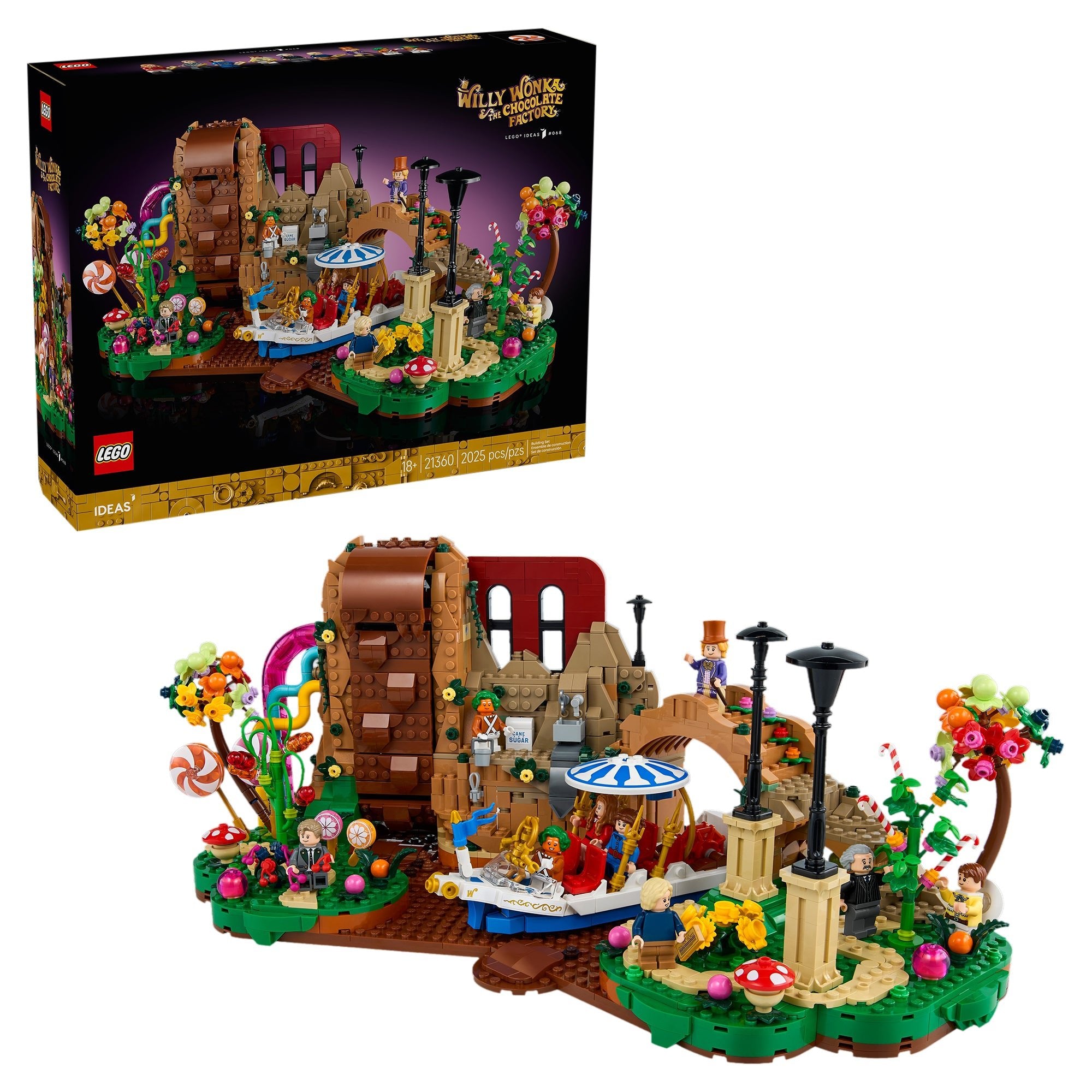 LEGO® Ideas Willy Wonka & the Chocolate Factory 21360 — Set