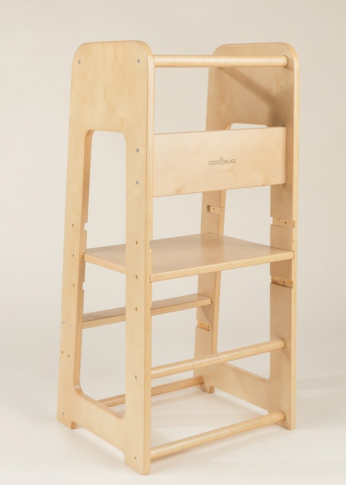 Coco Village Educational Tower - Natural Wood — Can - Image 2