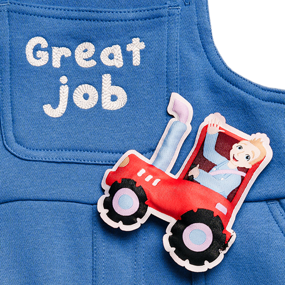Ms.Rachel Knit Overall MRF24RP01 - Blue / 18-24m — Diaper - Image 9
