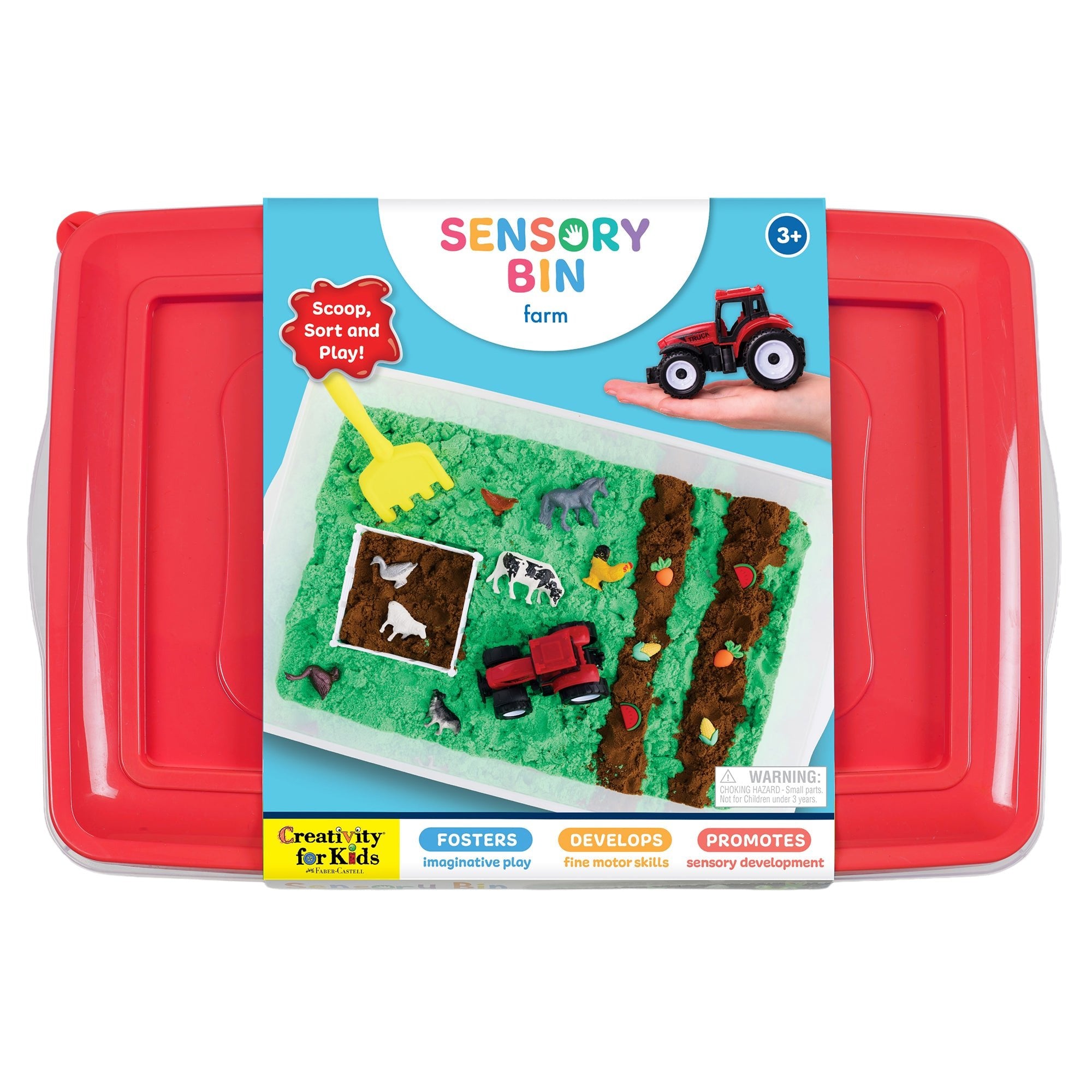 Creativity for Kids Sensory Bin Farm — Art