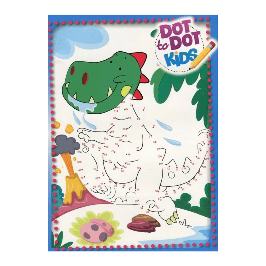 Dot To Dot Colour Book