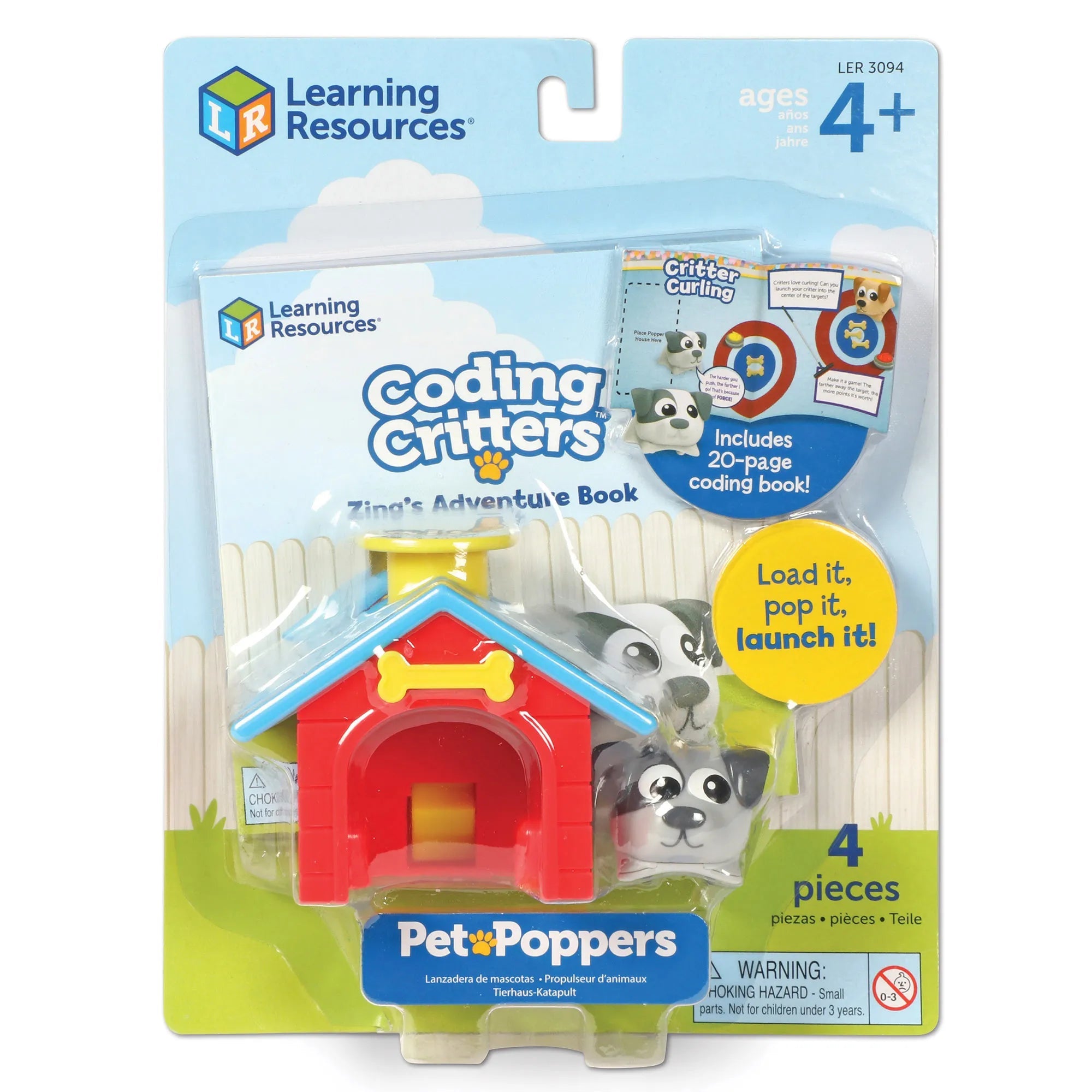 Learning Resources Coding Critters® Pet Poppers: Zing the Dog — Pal