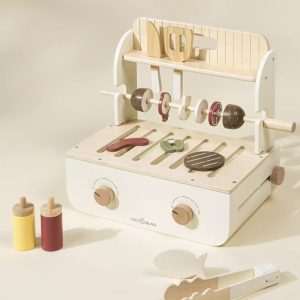 Coco Village Wooden Barbecue Playset and Accessories — Toy