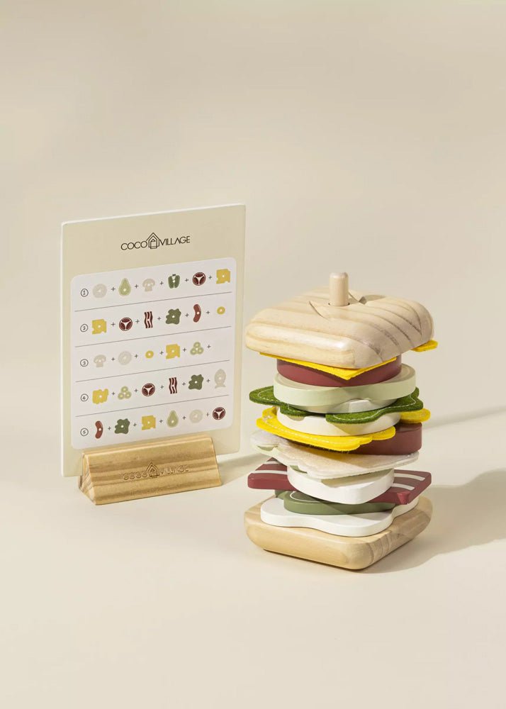 Coco Village Wooden Stackable Sandwich — Set