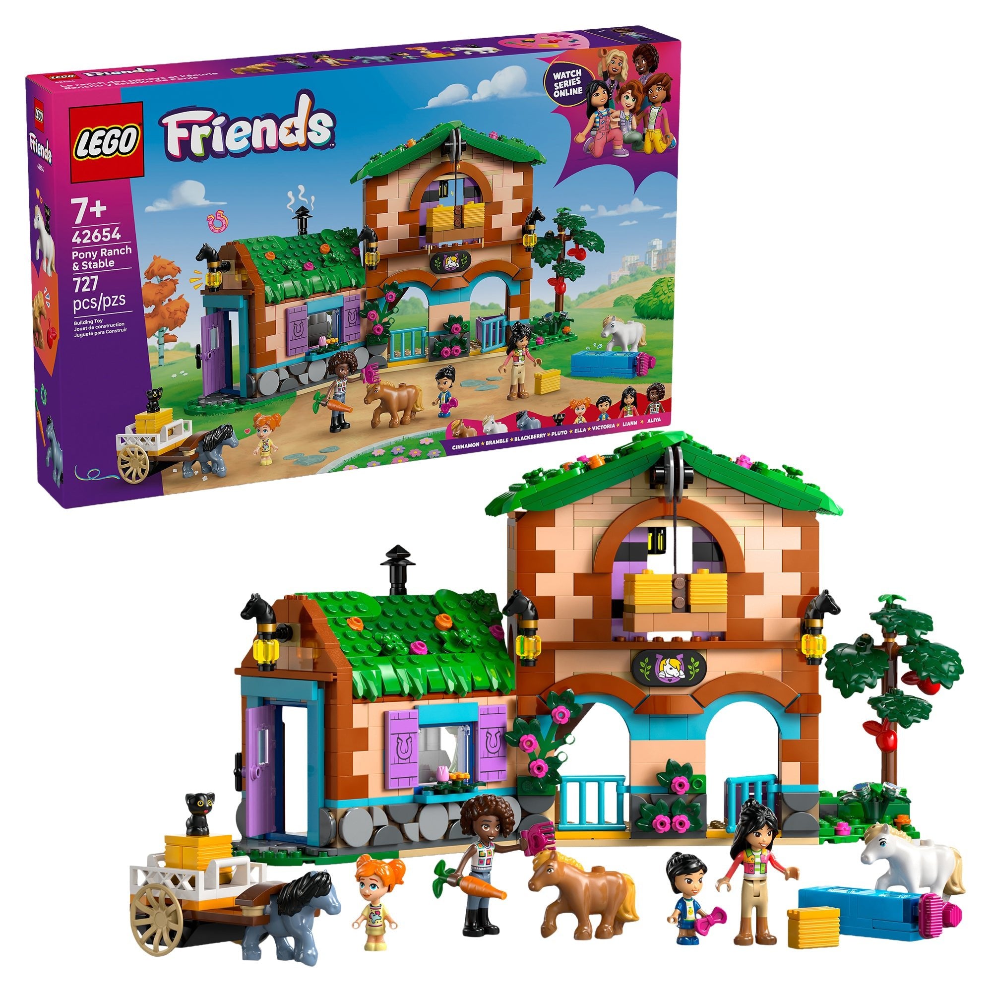 LEGO® Friends Pony Ranch & Stable 42654 — Set