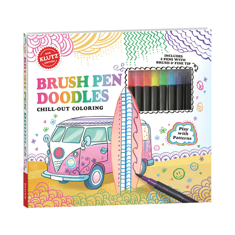 Klutz Brush Pen Doodles Chill-out coloring - Image 4