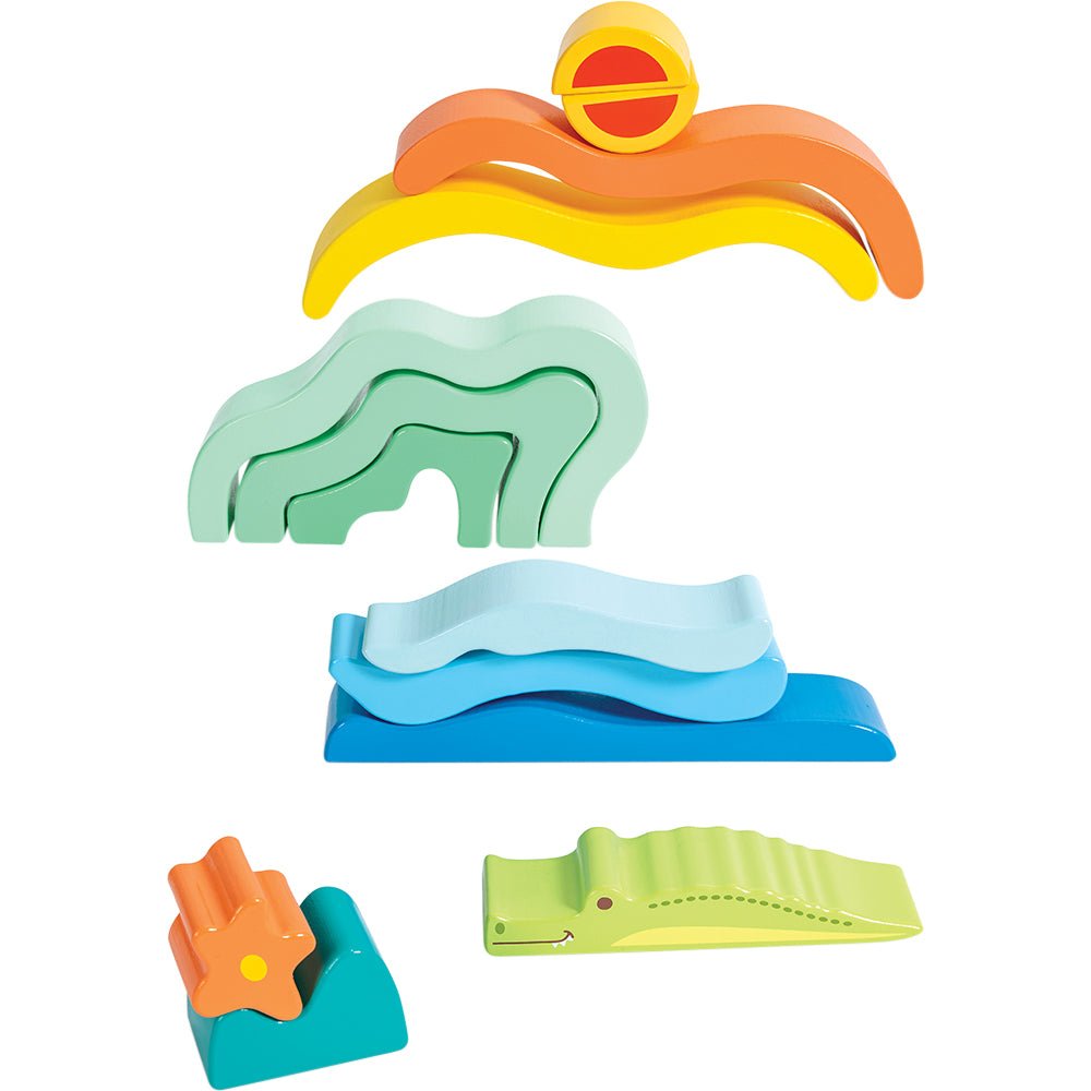 Hape Nature Scene Stacking Blocks — Set - Image 8