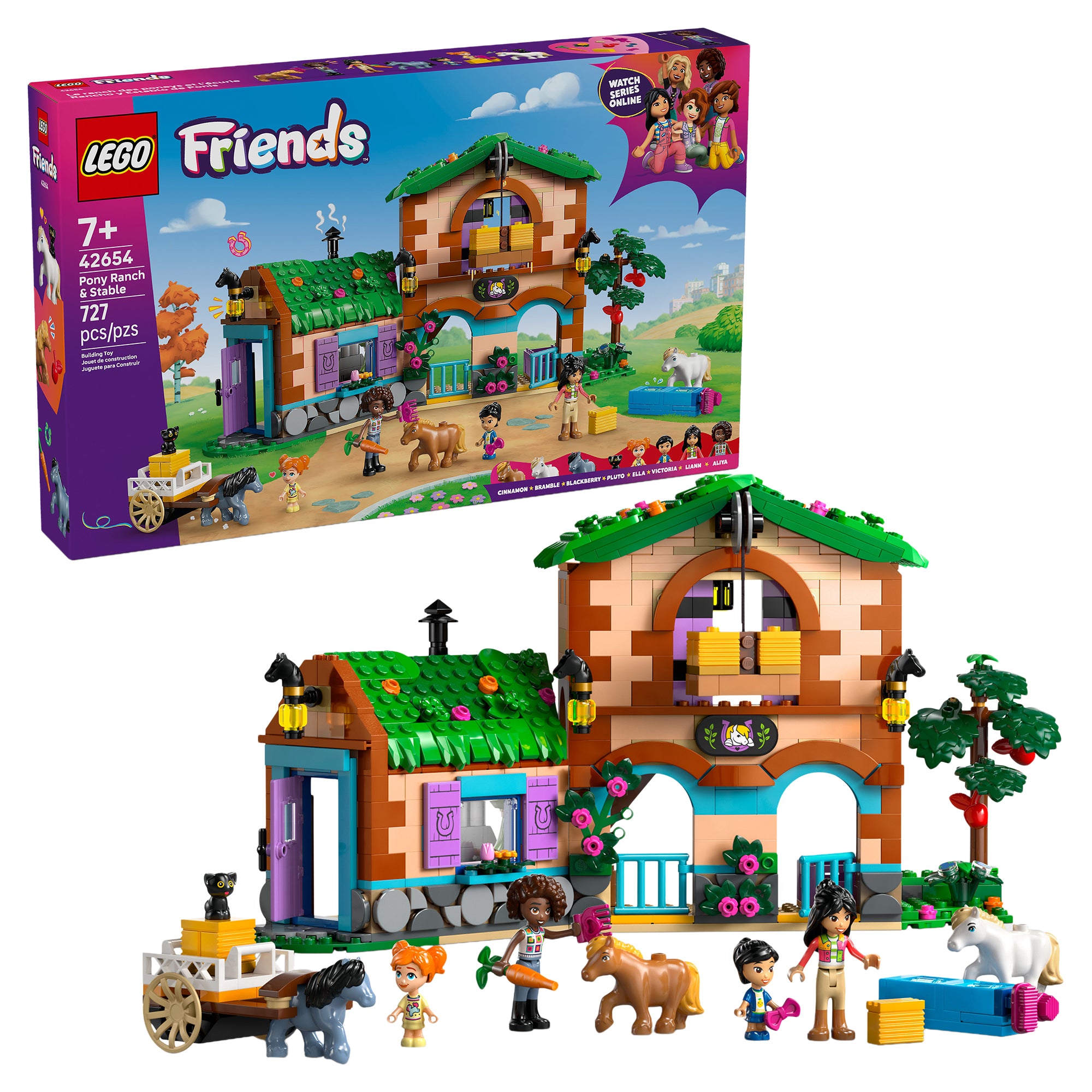 LEGO® Friends Pony Ranch & Stable 42654 — Set - Image 5