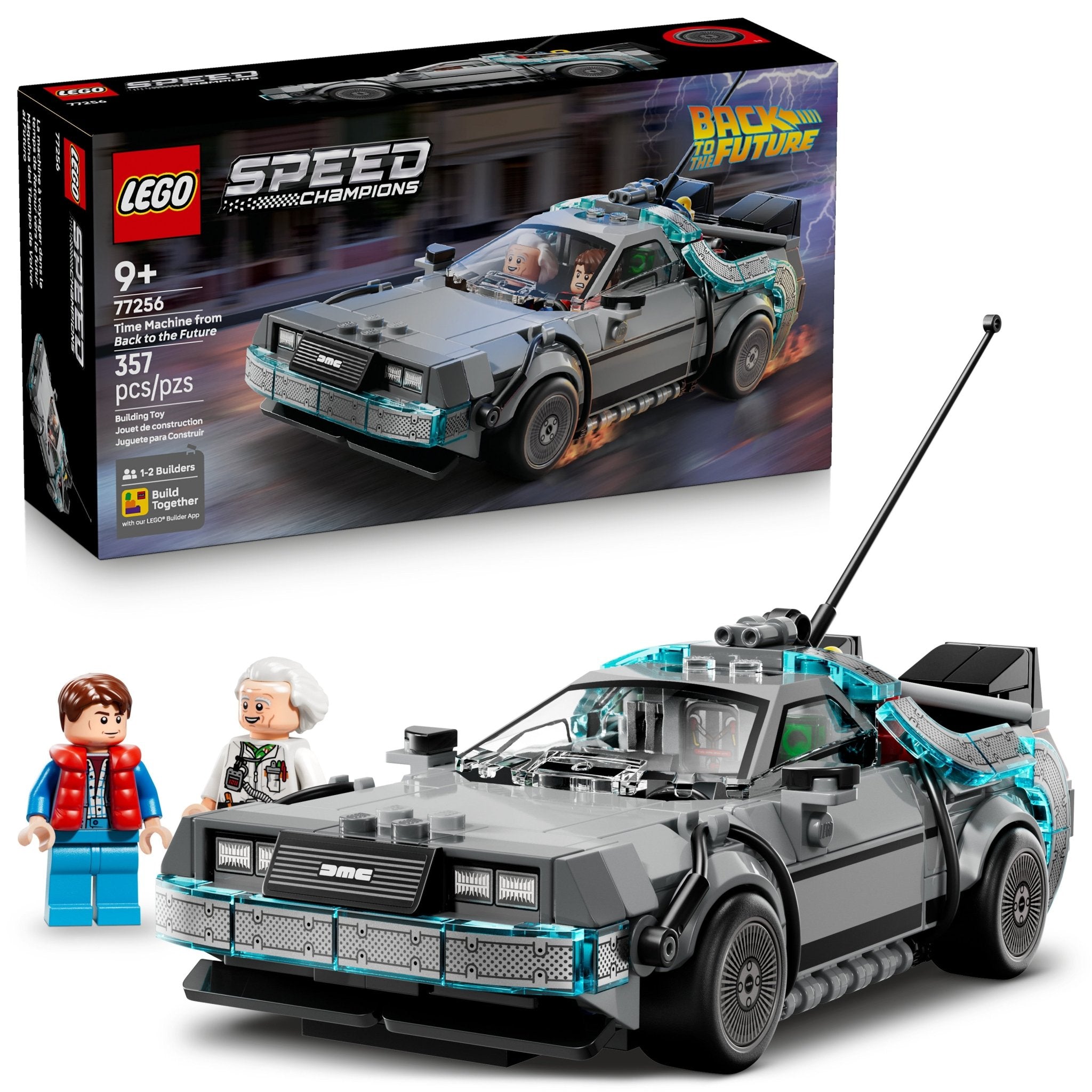 LEGO® Speed Champions LEGO® Time Machine from Back to the Future 77256 — Toy