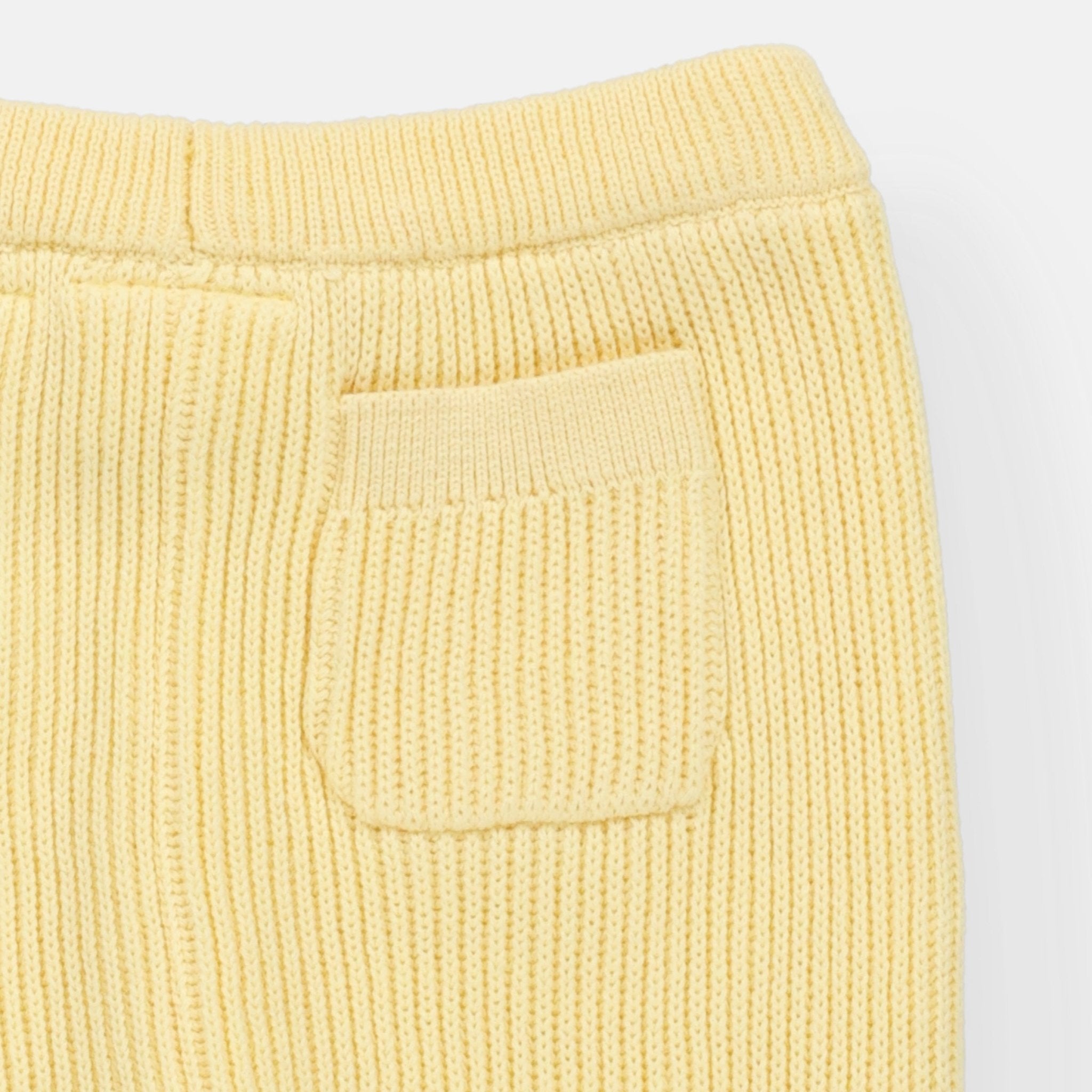 Rise Little Earthling Rib Knit Jogger - Yellow / 18-24m — Pant - Image 4