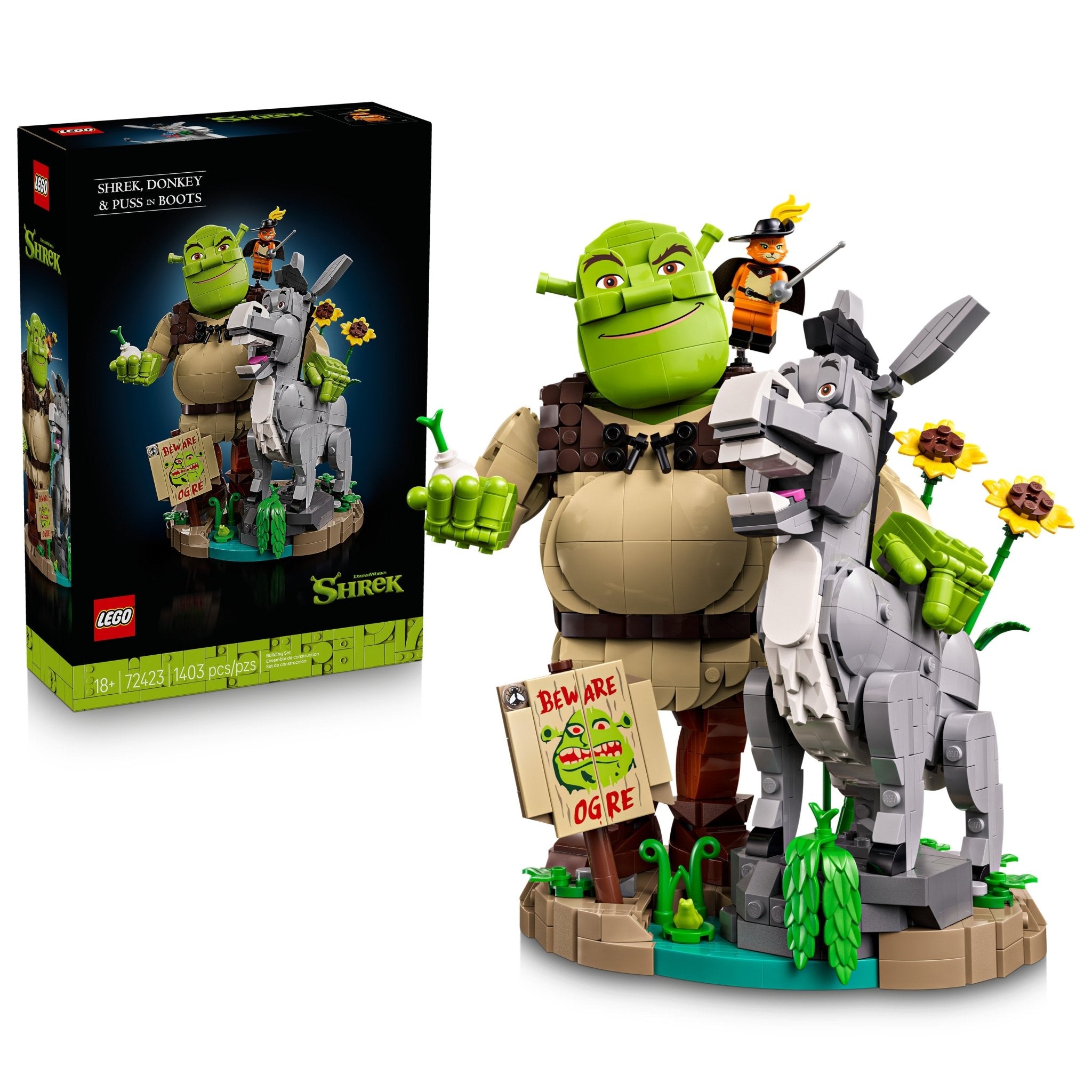 LEGO® Shrek: Shrek, Donkey & Puss in Boots 72423 — Set