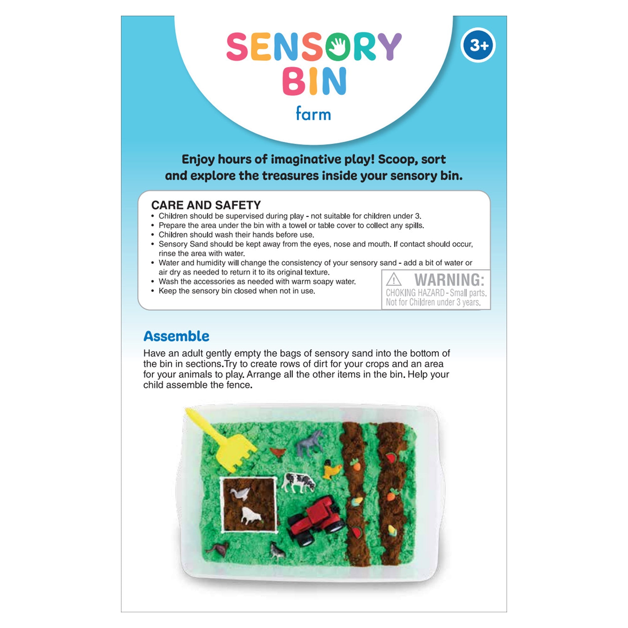 Creativity for Kids Sensory Bin Farm — Art - Image 4
