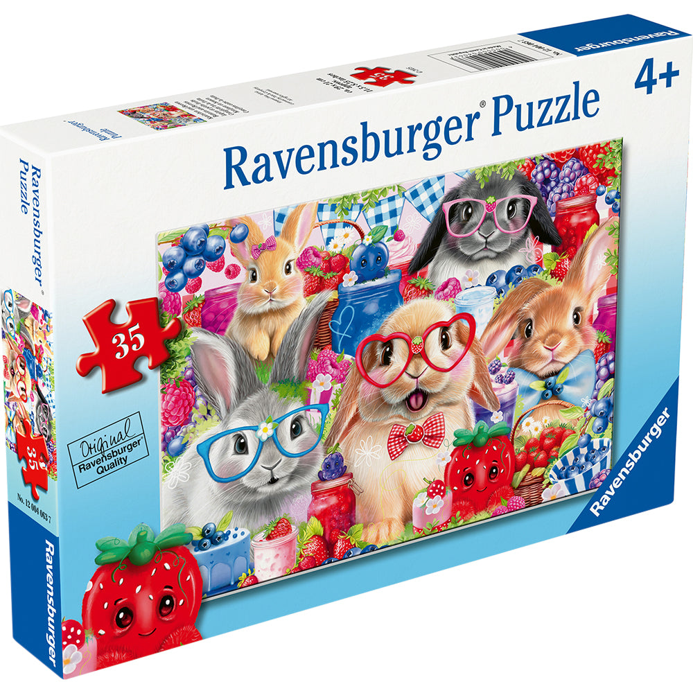 Ravensburger Bunnies Berries 35pc — Puzzle - Image 5