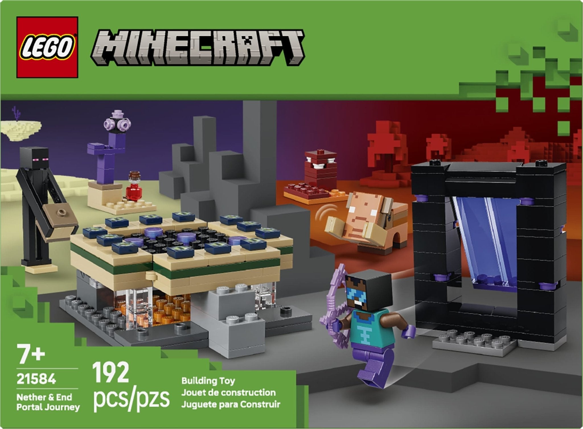 LEGO® Minecraft LEGO® Nether & End Portal Journey 21584 — Toy - Image 3