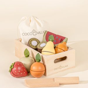 Coco Village Wooden Fruits playset — Basket