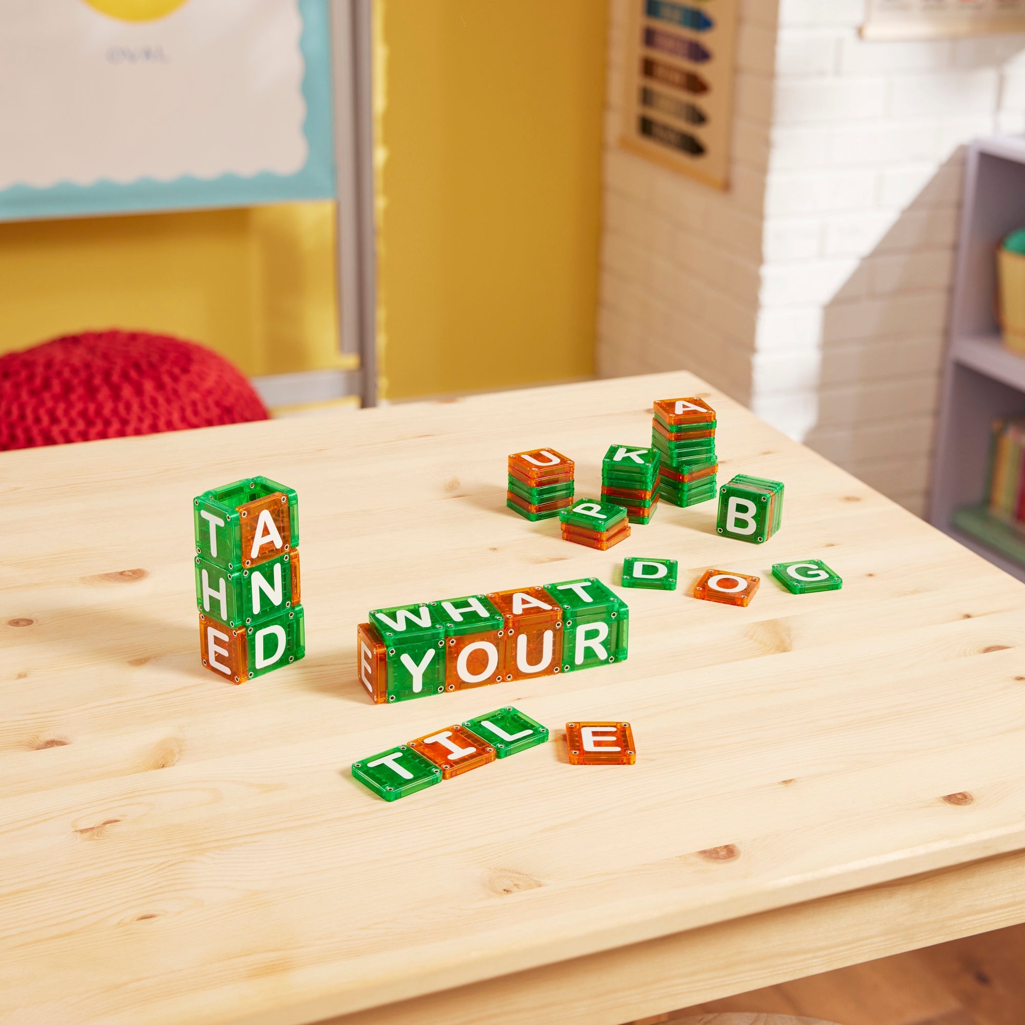 MAGNA-TILES® microMAGS LEARN Letters 56-Piece — Set - Image 4